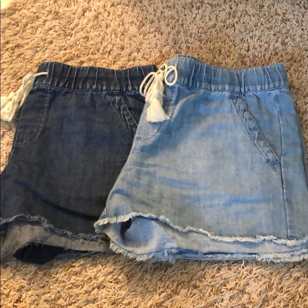 2 Loft Jean shorts